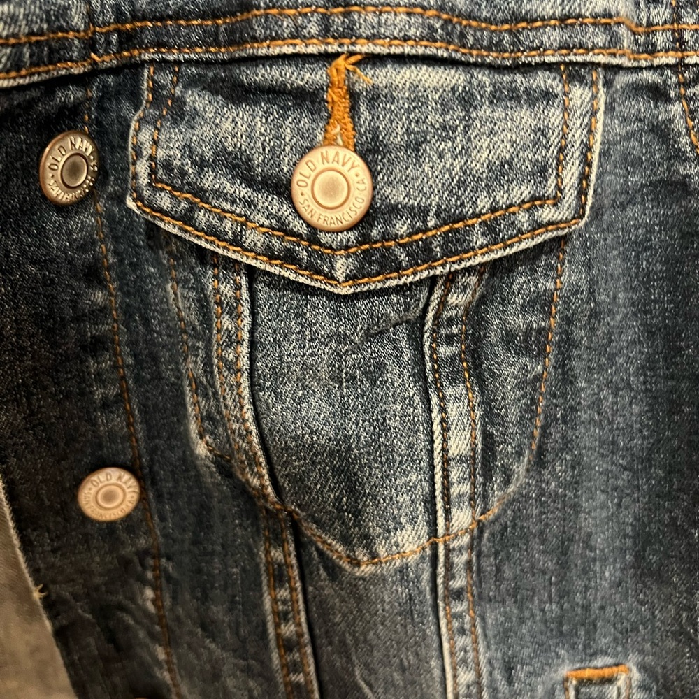 Old Navy Medium Wash Denim Jacket- Size Medium - Picture 4 of 6